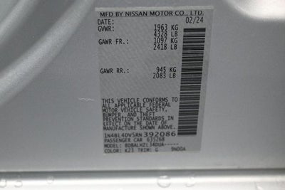 2024 Nissan Altima 2.5 SV