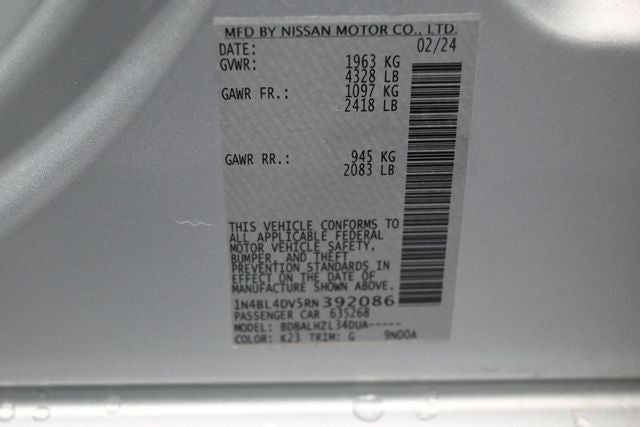 2024 Nissan Altima 2.5 SV
