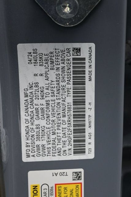 2024 Honda Civic Sport