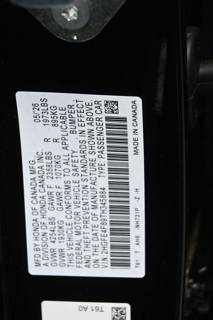 2026 Honda Civic Hybrid Sport