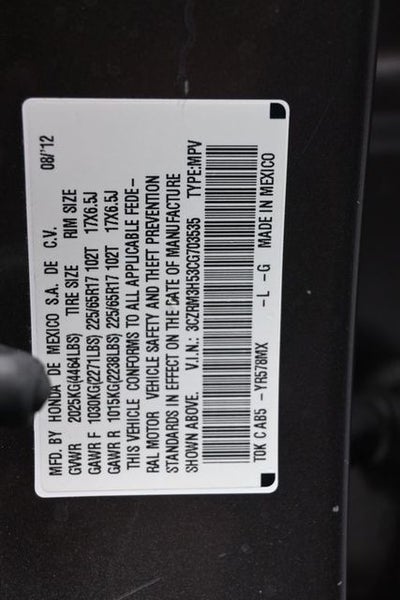 2012 Honda CR-V EX