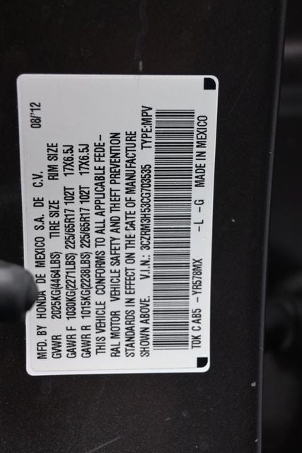 2012 Honda CR-V EX