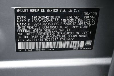 2026 Honda HR-V LX