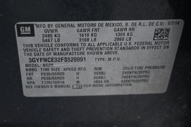 2015 Cadillac SRX Performance