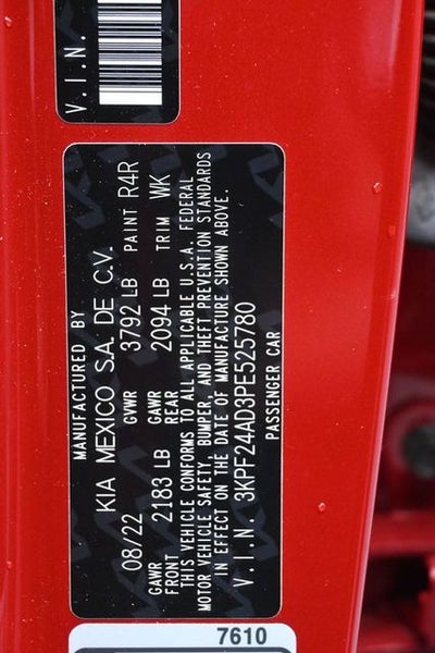 2023 Kia Forte LXS
