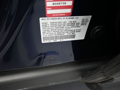 2019 Honda Passport Touring