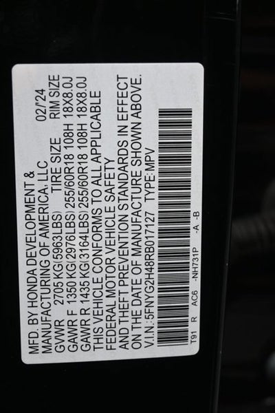 2024 Honda Pilot EX-L 8 Passenger