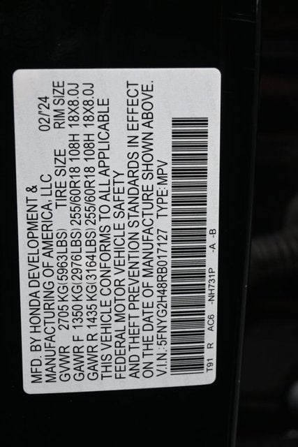 2024 Honda Pilot EX-L 8 Passenger