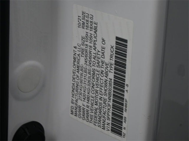 2022 Honda Ridgeline Sport