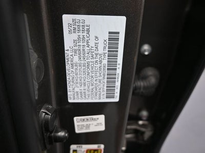 2022 Honda Ridgeline RTL-E