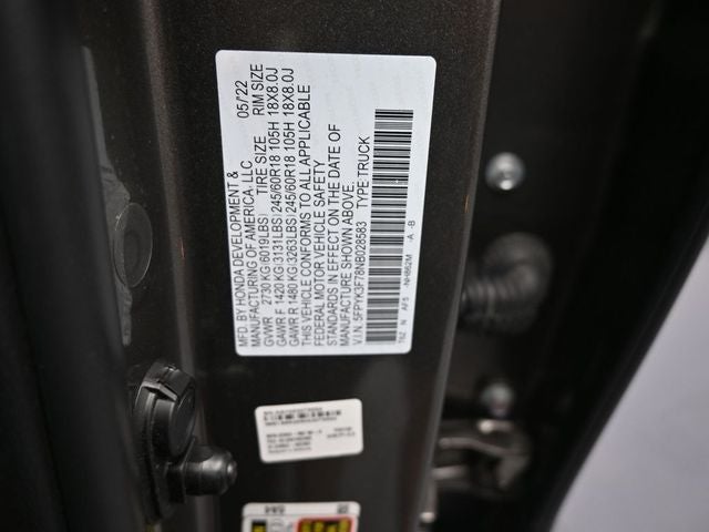 2022 Honda Ridgeline RTL-E