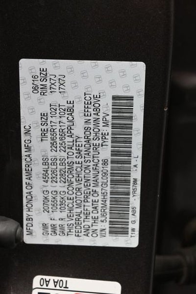 2016 Honda CR-V EX