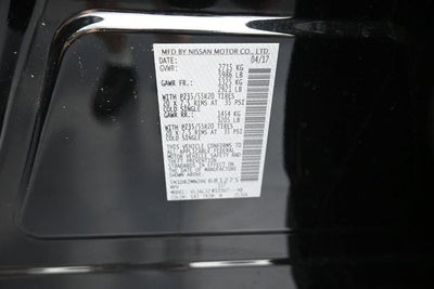 2017 Nissan Pathfinder Platinum