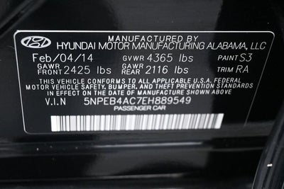 2014 Hyundai Sonata GLS
