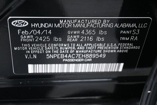 2014 Hyundai Sonata GLS