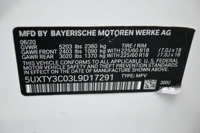 2020 BMW X3 sDrive30i