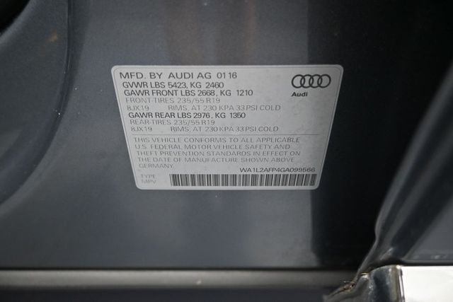 2016 Audi Q5 2.0T Premium Plus quattro