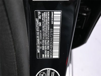 2019 Mercedes-Benz E-Class E 300