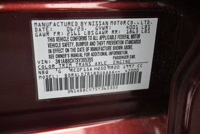 2025 Nissan Sentra SV