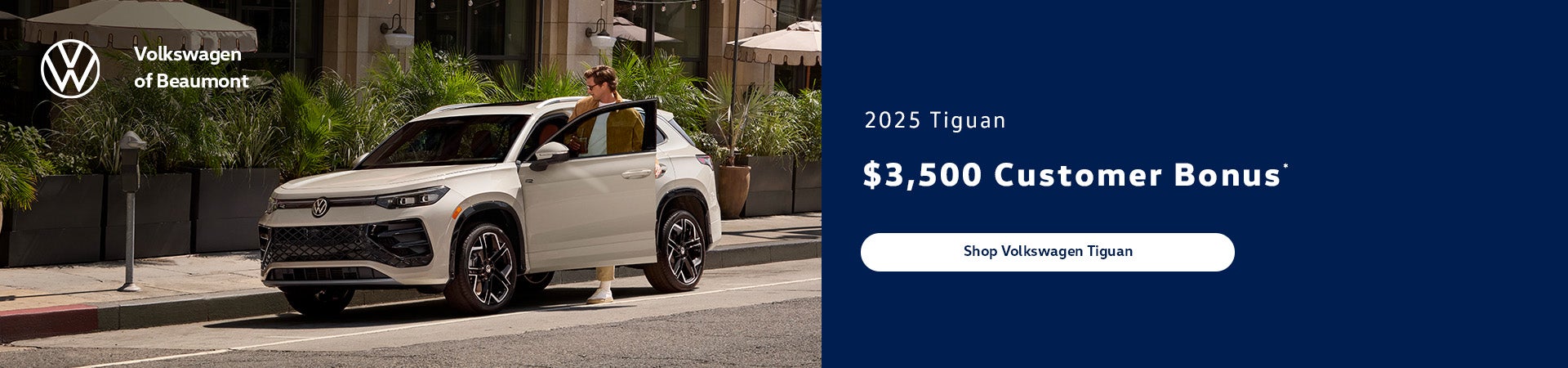 $3500 Customer Bonus on 2025 Tiguan