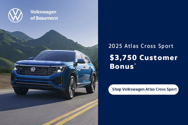 $3750 Customer Bonus 2025 Atlas Cross Sport